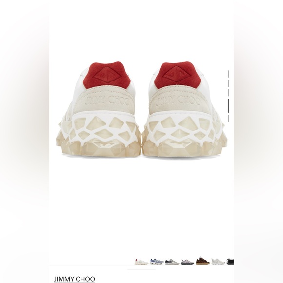 Jimmy Choo Diamond X Sneaker Brand new! SIZE 8 - Picture 8 of 10